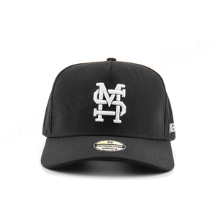 BSCI, venta al por mayor, de 5 paneles gorras de béisbol para adultos, gorras deportivas negras impermeables de alta calidad personalizadas, sombreros deportivos 3D Dot Fruit popelina leopardo 100% - Product Image 2