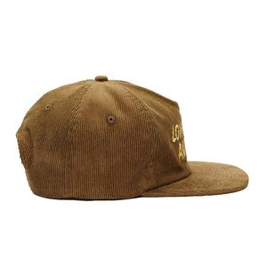 Casquette Snapback en Corduroy Personnalisée Non Structurée 5 Panneaux Logo Brodé - Product Image 4