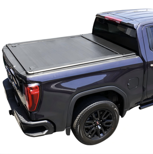 Accesorios para Camionetas, Cubierta Retráctil Automática Eléctrica Telescópica de Aluminio para Plataforma de Camioneta GMC <span class=keywords><strong>Sierra</strong></span> 5.8 pies, Negra, Sin Perforación - Product Image 3