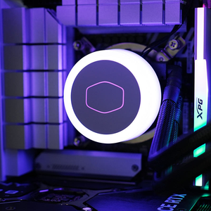 คูลเลอร์มาสเตอร์ MasterLiquid B360 PRO Refreshed AIO ชุดระบายความร้อนซีพียูแบบน้ำ ARGB พัดลมซีพียูแบบน้ำ สำหรับคอมพิวเตอร์เล่นเกม - Product Image 5