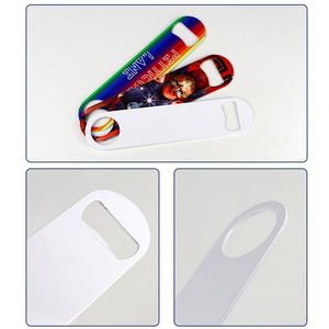 Custom Logo Stainless Steel Wine Opener with Keychain - <b>Heat</b> Sublimation Blank for DIY Printing, Bar Tool Gift - Product Image 3
