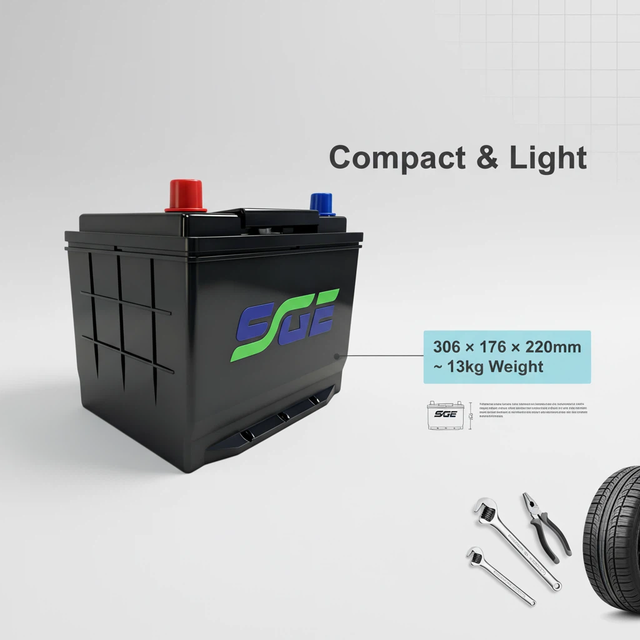 SSGE High Power Customized Sodium Ion Car Start Battery 12V 80AH 960Wh for Solar System Electric Vehicle Auto Starting