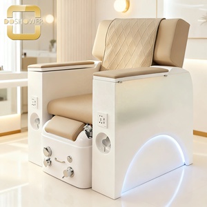 Sillón de pedicura estilo sofá con asiento tipo sofá y lavabo para pies a prueba de derrames, adecuado para salones de masaje de pies. - Product Image 2