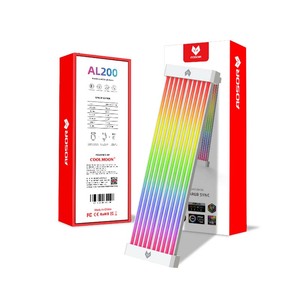 Cable de Extensión ARGB de Alta Calidad COOLMOON para PC Gaming, Cables Blancos para PC <span class=keywords><strong>RGB</strong></span>, Soporte OEM, Cable de Extensión ARGB de <span class=keywords><strong>24</strong></span> Pines y 5v para Caja de Ordenador - Product Image 5