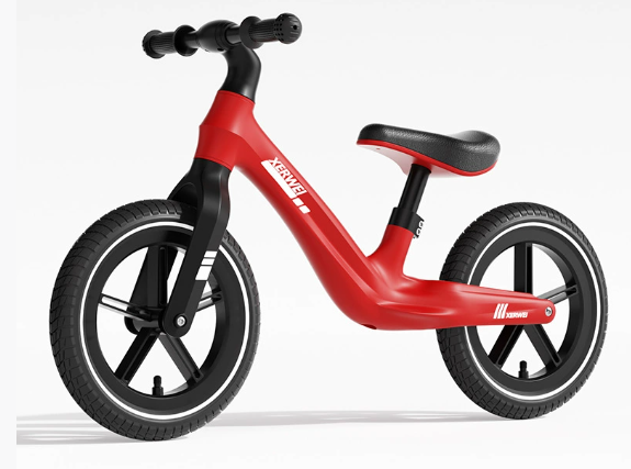 Hy 4-12 pulgadas rueda inflable roja/bicicleta desnuda