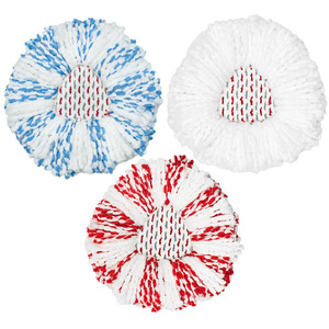 <span class=keywords><strong>Recambio</strong></span> de cabeza de mopa giratoria lavable de alta calidad 360 almohadilla de mopa de microfibra fácil para o-cedro triángulo fácil escurrir - Product Image 1