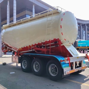 Nuevo Semirremolque Cisterna de Cemento Seco de 3 Ejes de Alta Resistencia, Marca Líder, Ejes FUWA, Carga Útil de 30000 kg, Acero Premium - Product Image 2