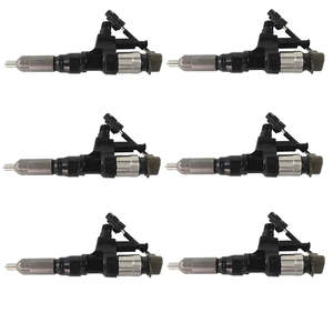 หัวฉีดน้ำมันเชื้อเพลิงคอมมอนเรลรุ่นยอดนิยม 23670-E0010 สำหรับเครื่องยนต์ดีเซล J08E SK330-8 อะไหล่เปลี่ยนระบบเชื้อเพลิงรถขุด - Product Image 1