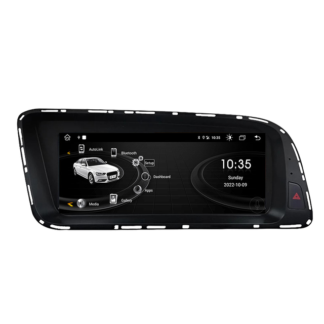 AutoRadio Android 14 Car Stereo for Audi Q5 2009-2016 8 Core 4G WIFI GPS Navi Multimedia Wireless Carplay HeadUnit Dashboard