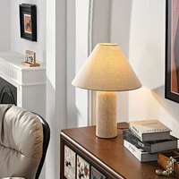 Haute qualité hôtel marbre lampe de bureau européen moderne tissu lit côté décoratif Led lampe de Table pour la décoration intérieure
