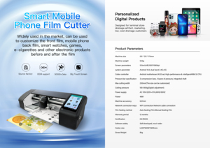 MYCUT NEW Mould X9 Mobile Screen Protector Cutter Film Cutting Machine
