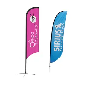 Indoor Advertising Banner Stand Feather Flags Cheap Advertising Flags Decorative Outdoor Beach Flags