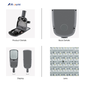 Pièces de rechange pour lampadaires LED extérieurs en aluminium, étanches IP65, 150W/200W, certifiées RoHS, garantie 2-5 ans - Product Image 3