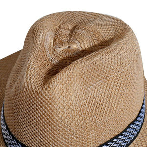 Chapeau de paille été en plein air hommes protection solaire casquette respirant Cool <span class=keywords><strong>pare</strong></span>-<span class=keywords><strong>soleil</strong></span> casquette hommes pêche large bord pêcheur chapeau de paille - Product Image 5