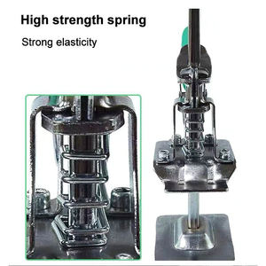 Pince de pressage métallique robuste avec ressort haute résistance et plaque de pression réglable pour applications d'<span class=keywords><strong>atelier</strong></span> de précision - Product Image 3