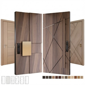American Solid <b>Wood</b> Luxury Anti-Theft Revolving Entrance Door for Apartment Use - Product Image 5