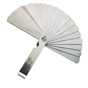 Outils de mesure d'espacement métriques en acier inoxydable personnalisés de haute qualité et bon marché, jauge d'espacement argentée, jauge de remplissage - Product Image 1