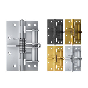 Automatic <b>Door</b> Closing Hinge 4 Inch Buffer <b>Spring</b> Loaded Concealed Hinge 90 Degree Right Angle Positioning - Product Image 3