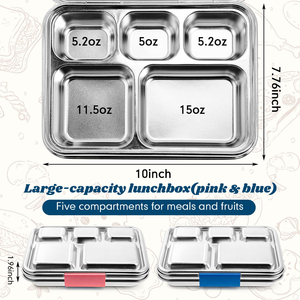 Custom Unique Sandwich Portable Microwave Leak Proof Bento Lunch <b>Box</b> 304 Stainless Steel Lunch <b>Box</b> for Adults Metal Tiffin <b>Box</b> - Product Image 2