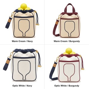 Pochette pour balles de pickleball en toile Heritage, coton-polyester, logo personnalisé, vente en gros, pochette pour balles de tennis - Product Image 5