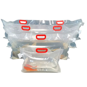 Borsa per il trasporto di pesce dal vivo in materiale trasparente personalizzabile con chiusura a chiusura termosalda con chiusura a marsupio - Product Image 3