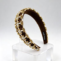 Serre-tête Scintillant Exquis et Éclatant, Bandeau en Cristal Magnifique, Pince à Cheveux Chatoyante pour Femme, Idéal pour Mariage et Fête