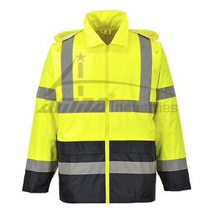 Chaqueta reflectante amarilla fluorescente de seguridad de alta visibilidad Chaqueta de seguridad para hombres a precio razonable - Product Image 1