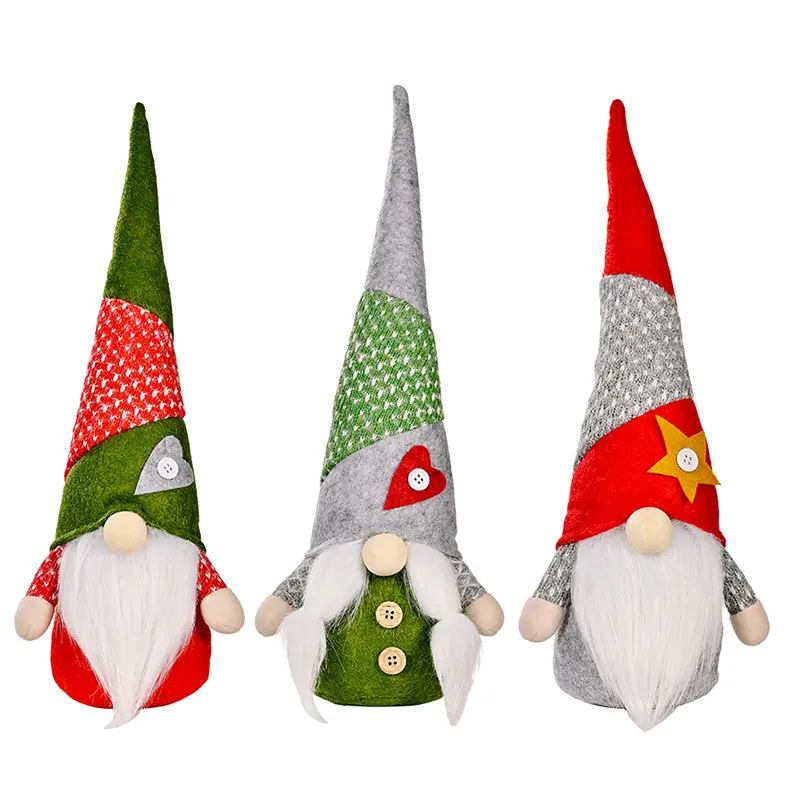 クリスマス & 2022装飾卸売クリスマス帽子顔なしルドルフ人形クリスマス装飾