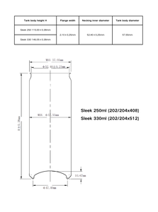 Khuyến mãi nóng: Lon nhôm nguyên khối kiểu dáng thon gọn, tiêu chuẩn, dung tích 250ml, <span class=keywords><strong>330ml</strong></span>, 500ml # 200 # 202 Nắp đậy cho đồ uống - Product Image 4