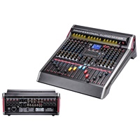 Console de mixage audio USB série VR avec égaliseur 128DSP 8/12/20 canaux, égalisation 2*9 bandes, 4 groupes, 2AUX, 2FX, retour stéréo, MP3, BT