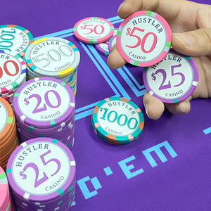 <span class=keywords><strong>Jetons</strong></span> de <span class=keywords><strong>poker</strong></span> en céramique colorés de haute qualité, écologiques, avec logo personnalisé, taille standard - Product Image 4