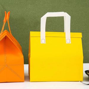 Sac d'emballage isotherme non tissé personnalisé avec logo pour café frais, thé au lait, dîner, fruits de mer, restaurant, nourriture à emporter - Product Image 5