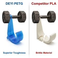 Filament d'impression 3D PETG DEYI [Lisse Professionnel] 1,75 mm Couleur Unie Surface Lisse Soie 240°C Moulage