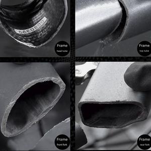 Bicicleta de Carretera con 24 Velocidades, Frenos de Disco Hidráulicos Shimano, Pedales Ordinarios, Horquilla Ligera de Fibra de Carbono para Hombres, Ciclismo de Triatlón Ironman - Product Image 6