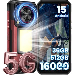 Oukitel wp56 16000mAh Tuổi thọ pin dài Điện thoại thông minh 45W sạc nhanh loa lớn cắm trại ánh sáng 5G phiên bản toàn cầu điện thoại gồ ghề - Product Image 1