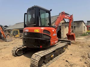 Excavatrices sur chenilles d'occasion de 5 tonnes, Kubota U50, origine japonaise, équipement de machine - Product Image 3