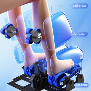 Werks bedarf Bestseller Sofa Elektrischer Ganzkörper Schwerelosigkeit 4D <span class=keywords><strong>Massage</strong></span> stuhl Kalb SPA Heizung Smart Voice Bluetooth - Product Image 5