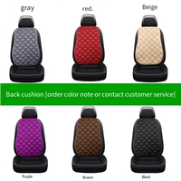 Coussin de siège de voiture d'hiver de style sportif sans grille de dossier en peluche brodée sans nœud, siège unique à trois rangées avant et arrière chaudes