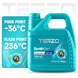 TERZO SynthGen <b>10W30</b> API SN API SL Synthetic Gasoline <b>Engine</b> <b>Oil</b> for Euro 5 Cars - Product Image 5