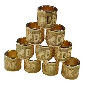 <span class=keywords><strong>Bague</strong></span> de pied de <span class=keywords><strong>pigeon</strong></span> ornementale plaquée or avec design gravé <span class=keywords><strong>Bague</strong></span> d'identification spéciale de <span class=keywords><strong>pigeon</strong></span> d'élevage - Product Image 1