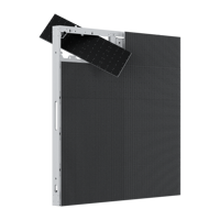 Écran d'affichage en aluminium ajouré à 80 % avec protection facile pour la dissipation de la chaleur, idéal pour les présentoirs commerciaux et les événements de mariage