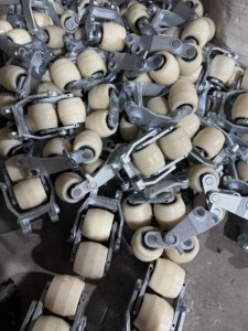 <strong>Forklift</strong> <strong>Spare</strong> <strong>Parts</strong> 80*70mm Durable Polyurethane PU Drive Wheel - Product Image 6