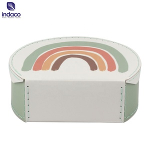 Boîte Cadeau en Carton en Gros avec Poignée, Modèle Valise Arc-en-ciel - Product Image 6