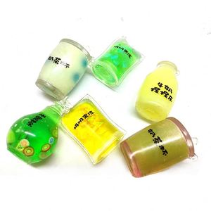 Juguete Antiestrés de Té con Leche para Niños de 5 a 7 Años, Serie Mini Taza de Gelatina para Apretar, Bola Antiestrés para Aliviar el Estrés - Product Image 1