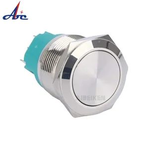 12mm/16mm/19mm/22mm/25mm/28mm/30mm Redmi Note Flat Switch With Connector Led Push Button Light On OFF Button Metal 11 3A