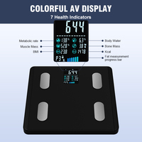 Báscula Corporal Inteligente con Bluetooth de Fábrica OEM, Báscula Digital de 180 kg, Báscula de Baño para Medir Grasa Corporal