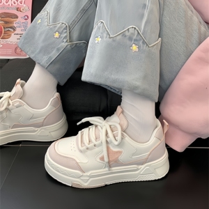 Nouvelles chaussures de skate décontractées tendance pour toutes les saisons, respirantes, légères, avec semelles épaisses pour augmenter la taille, été et hiver - Product Image 3