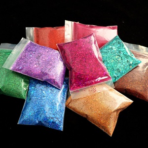 50g Laser Hexagon Nail Glitter Powder Mixed Size Colorful Large <b>Sequins</b> for Nail Art Decoration - Product Image 4