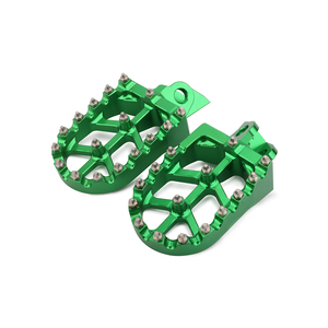 JFG 오프로드 Footpeg 먼지 자전거 오토바이 모토 크로스 오토바이 알루미늄 CNC 핏 자전거 발 페그 가와사키 <span class=keywords><strong>KX</strong></span> 65 80 85 <span class=keywords><strong>100</strong></span> - Product Image 1