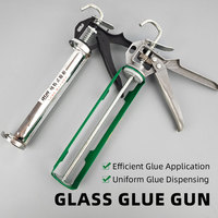 Pistola de calafateo manual metálica giratoria 360 grados, herramienta de sellado de silicona que ahorra esfuerzo, grado DIY con soporte para personalización OEM